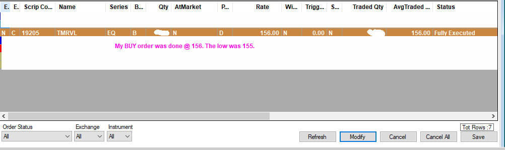 Screenshot of my broker page